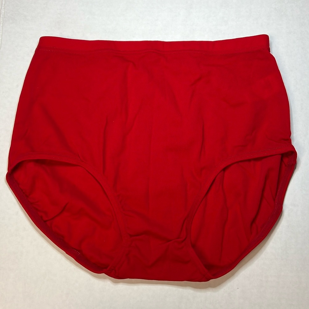 Cheer/Majorettes Half-Leotard Dance Briefs L or XL Red. New